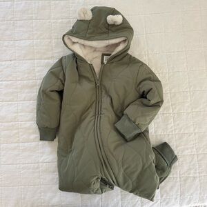 Gap Quilted Sherpa One-Piece 18-24months